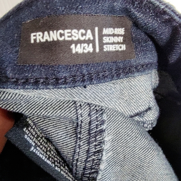 4 for $20 Buffalo David Bitton Francesca Midrise Skinny Stretch  Jeans 14 - Picture 6 of 7